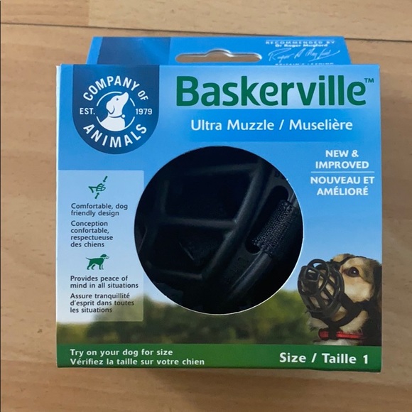 Baskerville ultra muzzle and dog collar - Picture 2 of 4